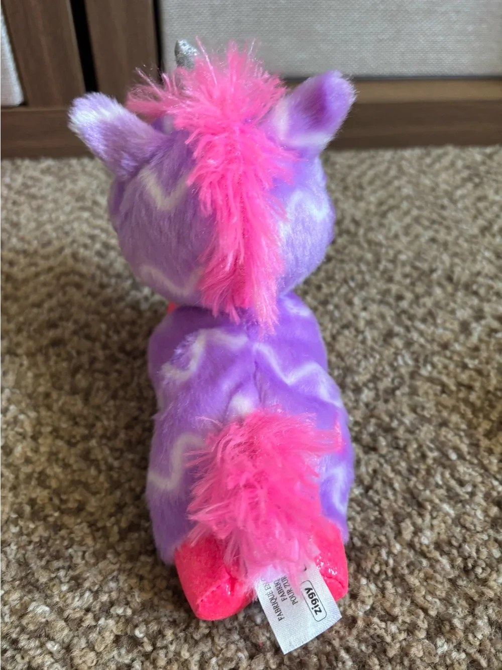 Zuru Coco Surprise Plush Purple Pink Unicorn Stuffed Animal 6”
